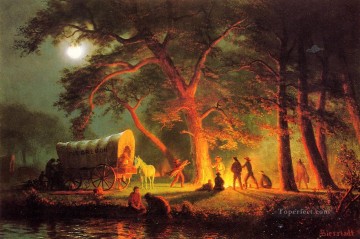Oregon Trail Albert Bierstadt Oil Paintings